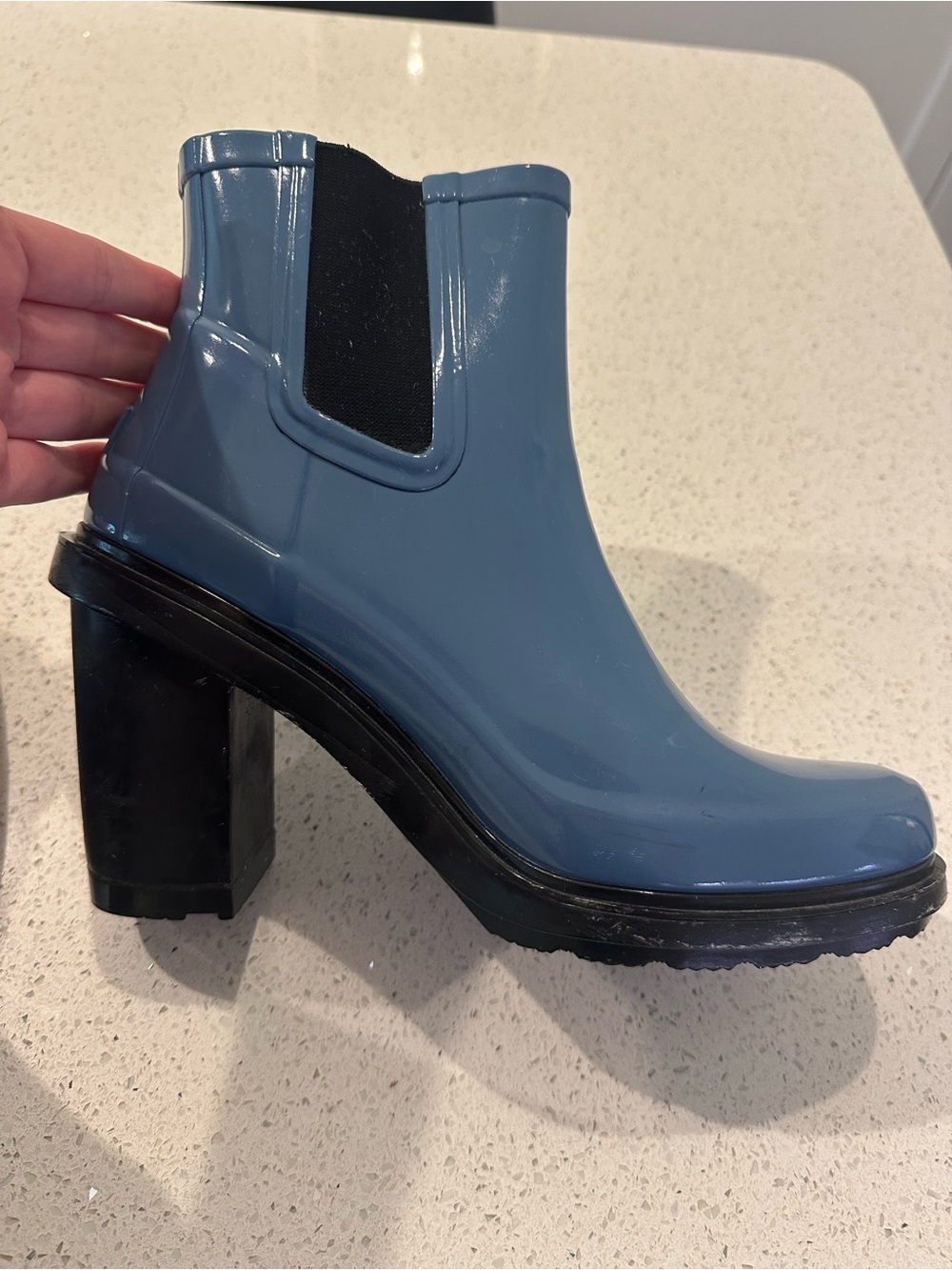Hunter Refined High Heel Chelsea Rain Boot - rare color -
